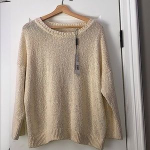 cream sweater Elie Tahari